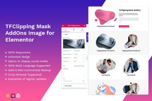 Clipping Mask addon – widget for Elementor