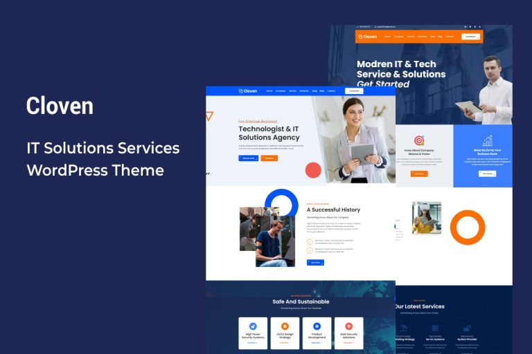 Cloven – IT Solutions & Services Company Elementor Template Kit