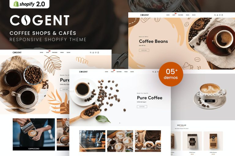 Cogent – Coffee Shops & Cafés Shopify Theme