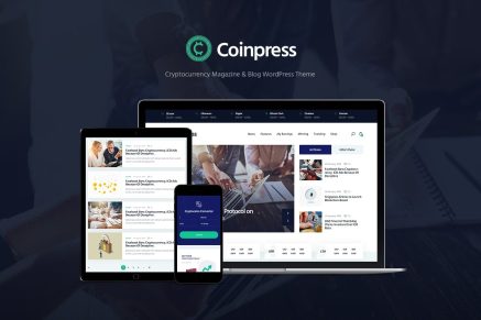 Coinpress 1.0.13 WordPress Theme