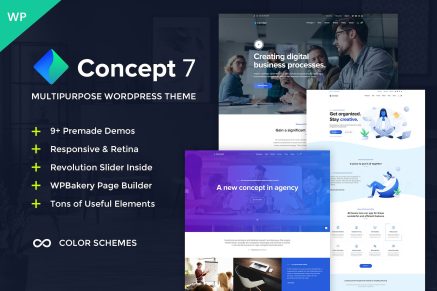 Concept Seven - Multipurpose WordPress Theme 1.2