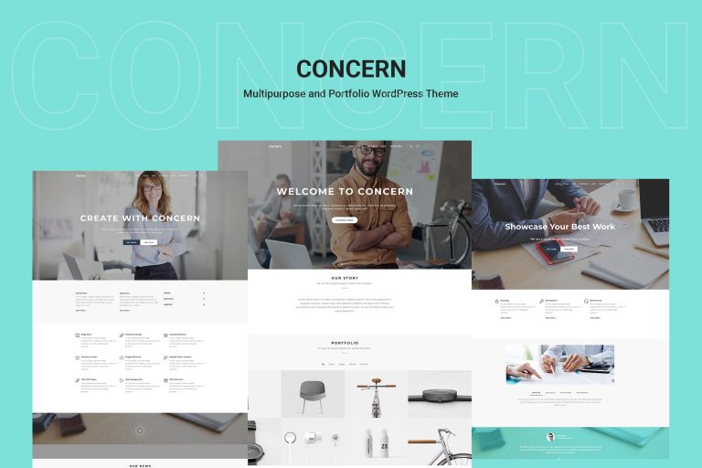 Concern – Multipurpose and Portfolio WordPress