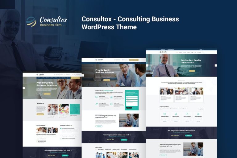 Consultox – Consulting Business WordPress Theme
