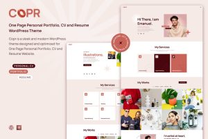 Copr – One Page WordPress Theme