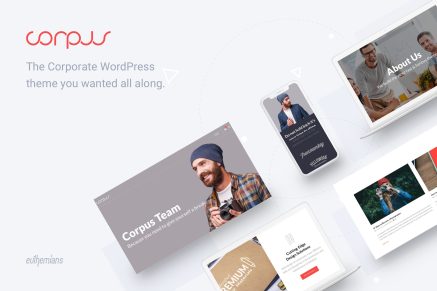 Corpus- Responsive Corporate 3.5.3 WordPress Theme