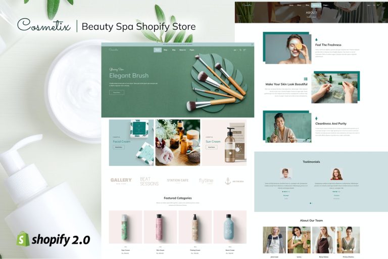 Cosmetix – Beauty Spa Shopify Store