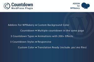 Countdown – Addons for WPBakery Page Builder