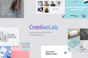 Creative Lab – Creative Studio & Agency Portfolio WordPress Theme