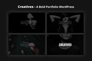 Creativex – A Bold Portfolio WordPress Theme