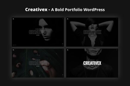 Creativex- A Bold Portfolio 1.0 WordPress Theme