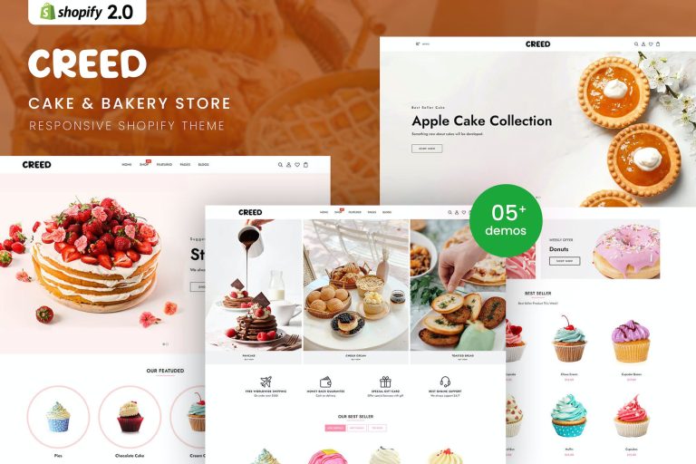Creed – Cake & Bakery Responsive Shopify Theme