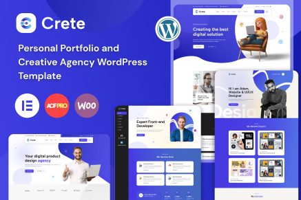 Crete - Portfolio and Agency WorPress Theme 1.3
