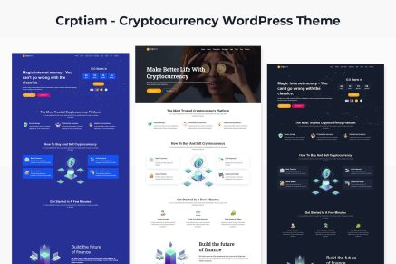 Crptiam- Cryptocurrency 1.0 WordPress Theme