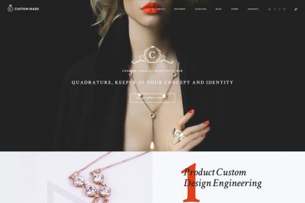 Custom Made- Jewelry Manufacturer and Store 1.1.17 WordPress Theme