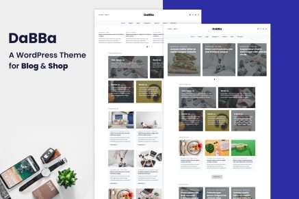 Dabba- A For Blog & Shop 1.0.7 WordPress Theme