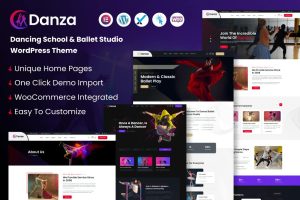 Danza – Dancing School and Ballet Studio Theme
