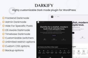 Darkify – WordPress Dark Mode Plugin