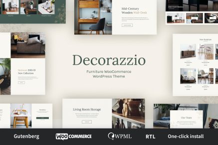 Decorazzio- Interior Design-Furniture Store 1.1.4 WordPress Theme