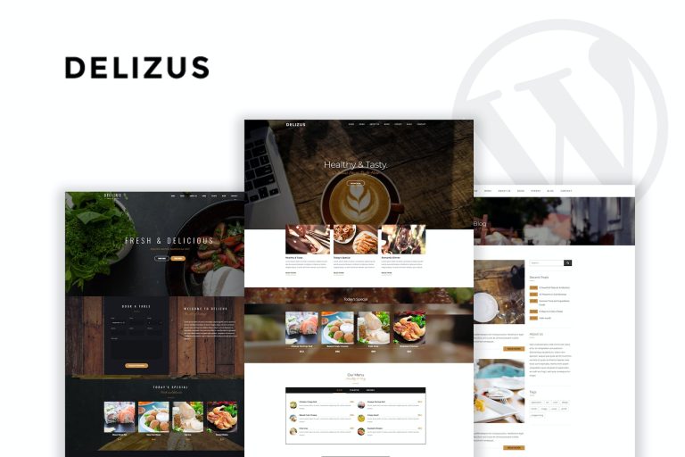 Delizus | Restaurant Cafe WordPress Theme