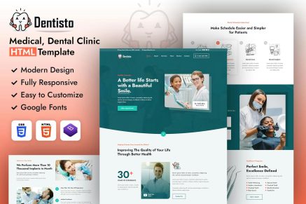 Dentisto - HTML Template