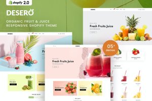 Desero – Organic Fruit & Juice Shopify Theme