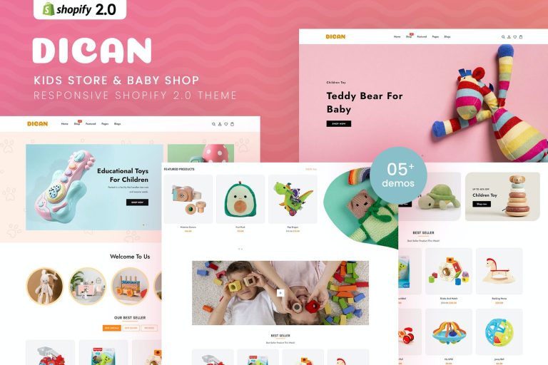 Dican – Kids Store & Baby Shop Shopify Theme