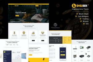 DigiBit – Cryptocurrency Mining WordPress Theme
