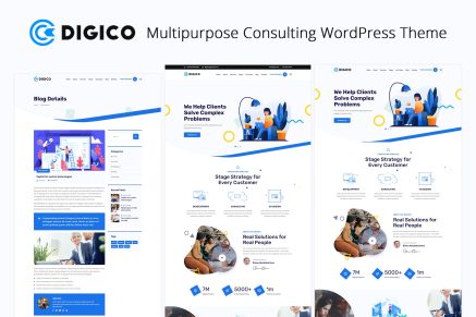 Digico- Multipurpose Consulting 1.0 WordPress Theme