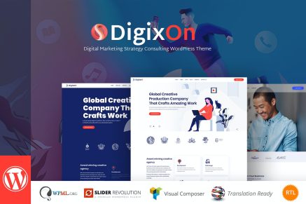 Digixon- Digital Marketing Strategy Consulting 2.6 WordPress Theme