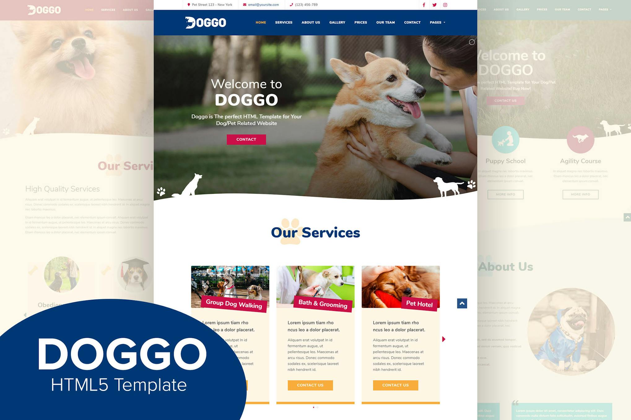 Doggo - Responsive HTML Template