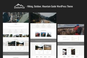 Dolomia – Hiking, Outdoor, Mountain WordPress