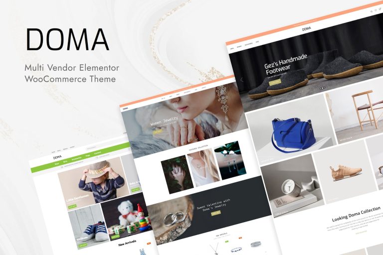 Doma – Multi Vendor Elementor WooCommerce Theme