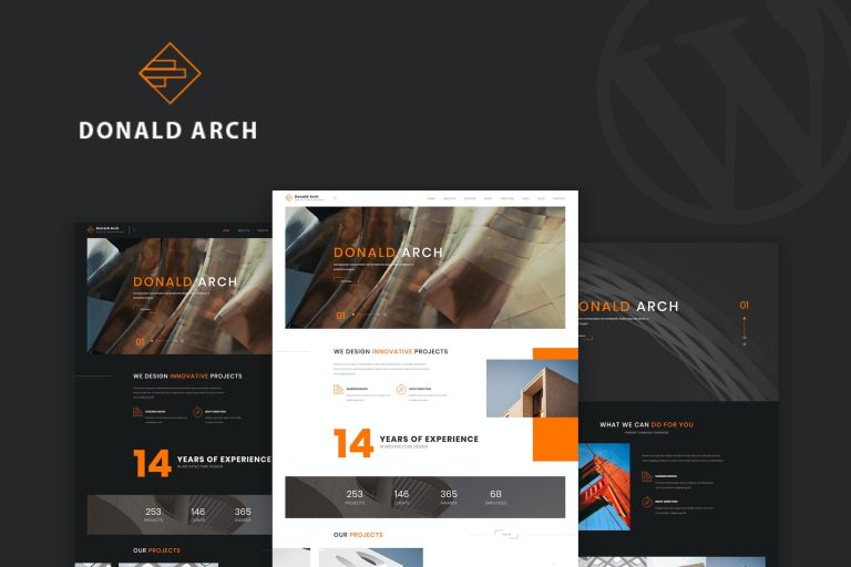 Donald Arch – Creative Architecture WordPress Them