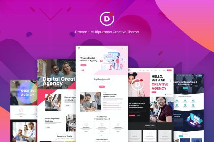 Draven- Multipurpose Creative 1.8.0 WordPress Theme