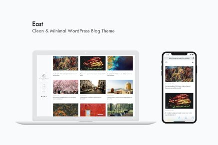 East- Clean & Minimal Blog 1.1.8 WordPress Theme