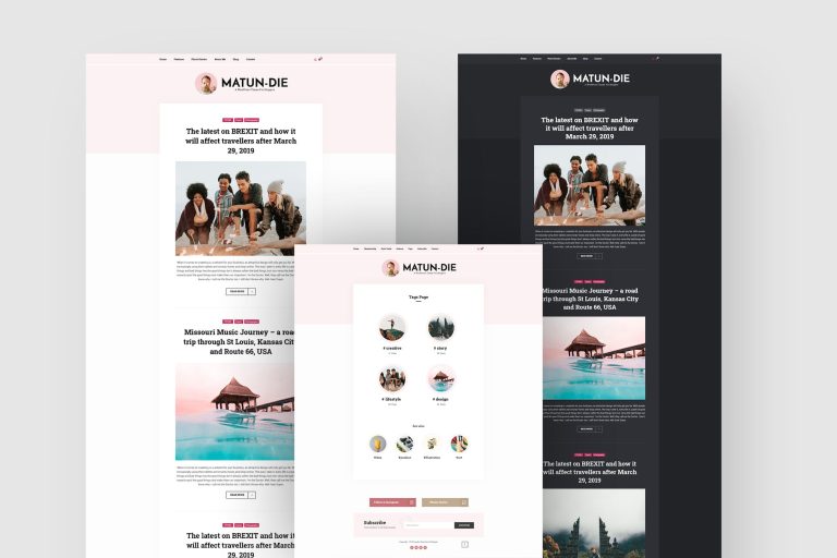 Easyart – Minimal Ghost Blog Theme