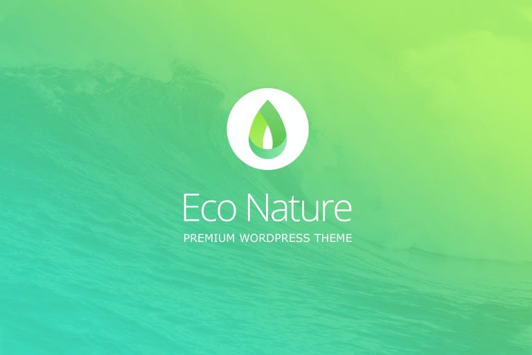 Eco Nature – Environment & Ecology WordPress Theme
