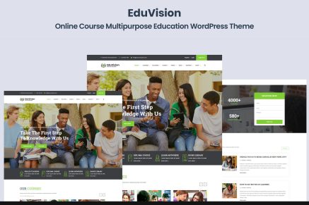 Eduvision- Online Course Education 1.0 WordPress Theme