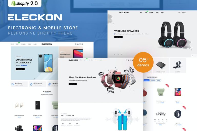 Eleckon – Electronic Store Shopify Theme