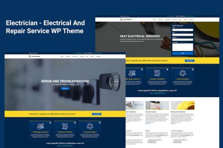 Electrician- Electrical Service 1.0 WordPress Theme