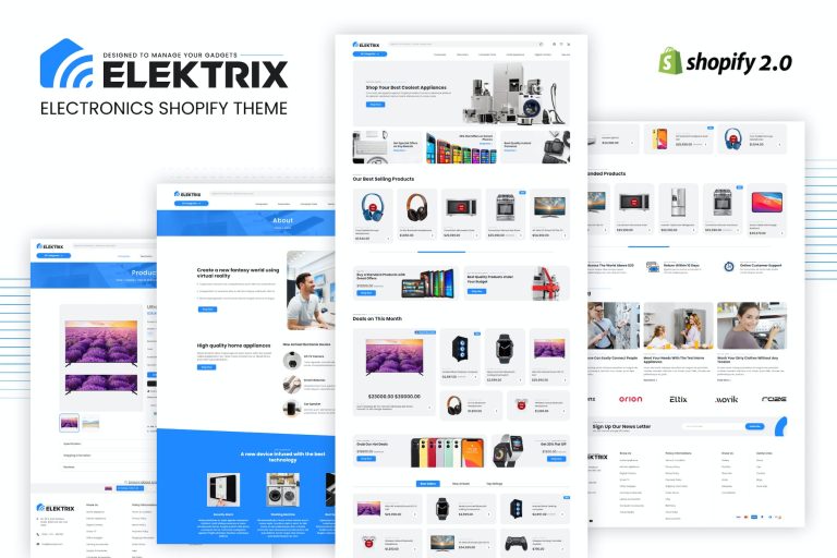 Elektrix – Electronics Shopify Theme