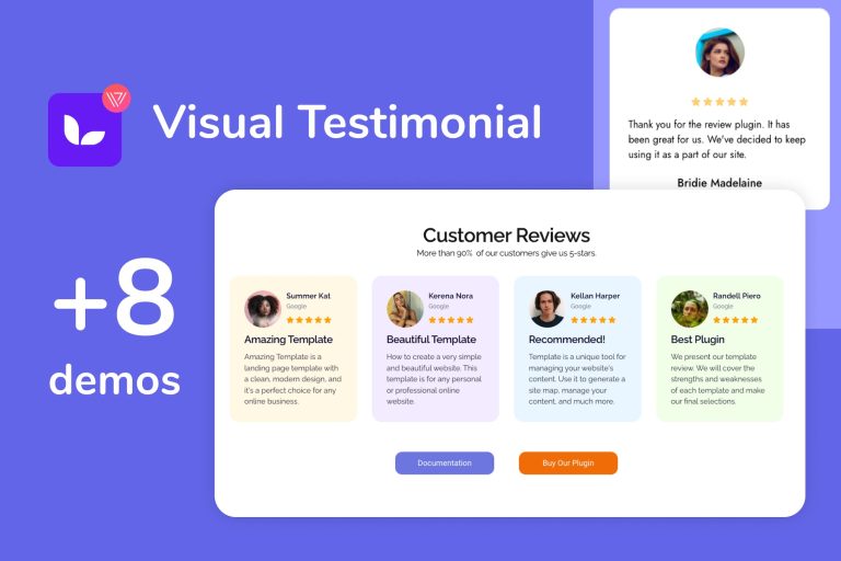 Elementor Visual Testimonial Addon