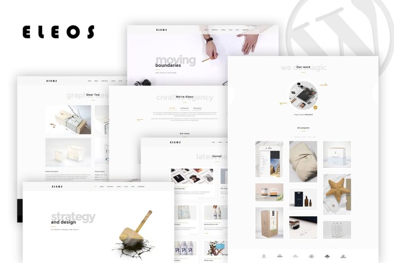 Eleos – One-Page Creative WordPress Theme