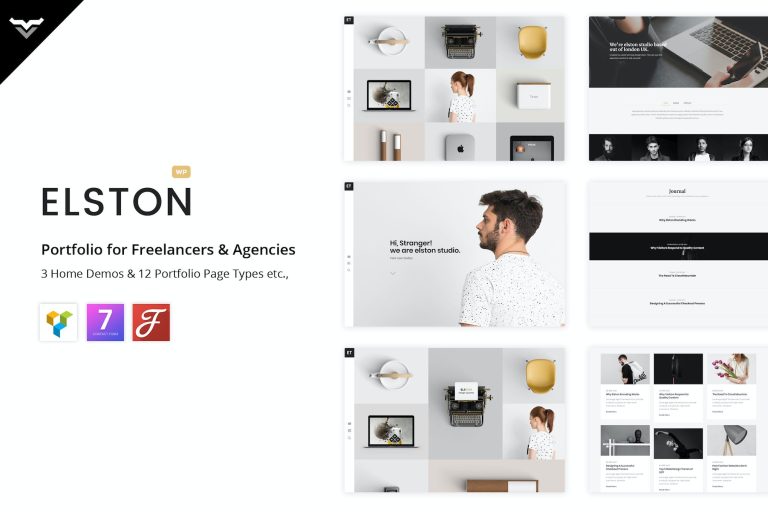 Elston – Portfolio for Freelancers & Agencies