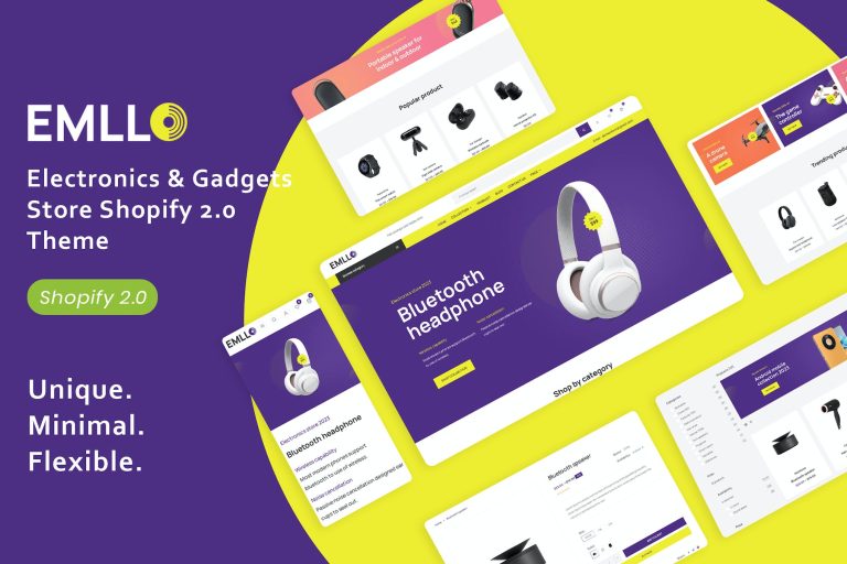 Emllo – Electronics & Gadgets Responsive Shopify