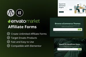 Envato Market Affiliate Forms for Elementor