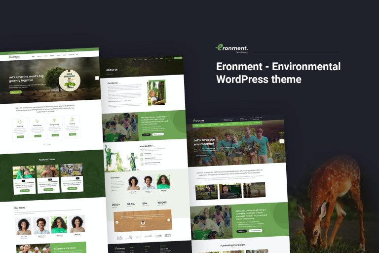 Eronment – Environmental WordPress theme