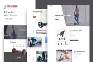 Escoot – One Page, Single Product Woocommerce Theme