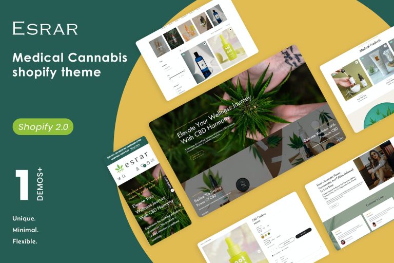 Esrar – Medical Cannabis Shopify Theme