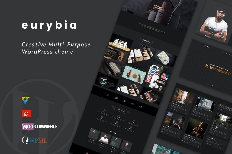 Eurybia – Creative Portfolio HTML Template